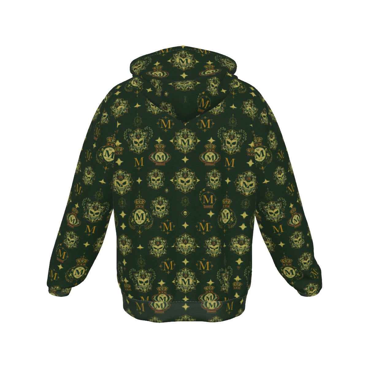 Men's Zip Up Hoodie - All-Over Print with Pocket