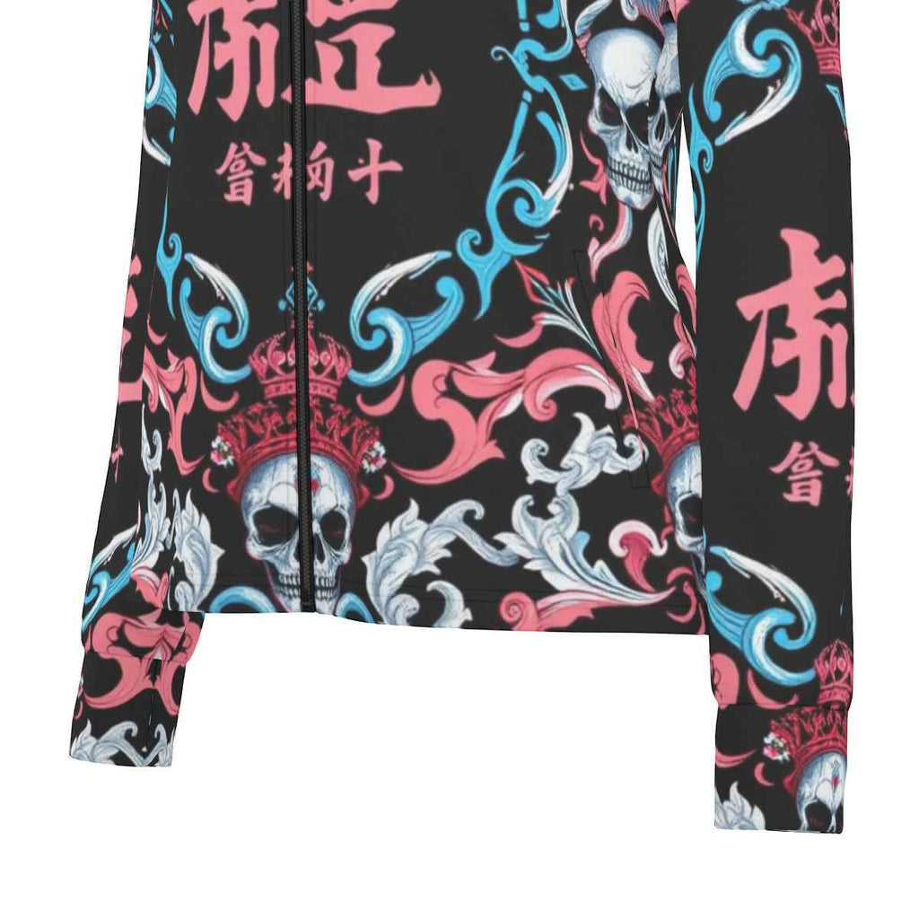 MUNSIEUR All-Over Print Women's Long Sleeve Thumbhole Jacket