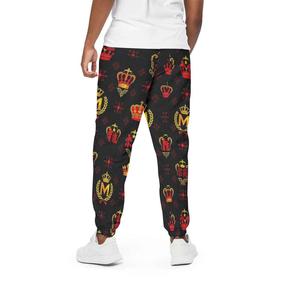 Men's Cotton Joggers - All-Over Print for Athleisure