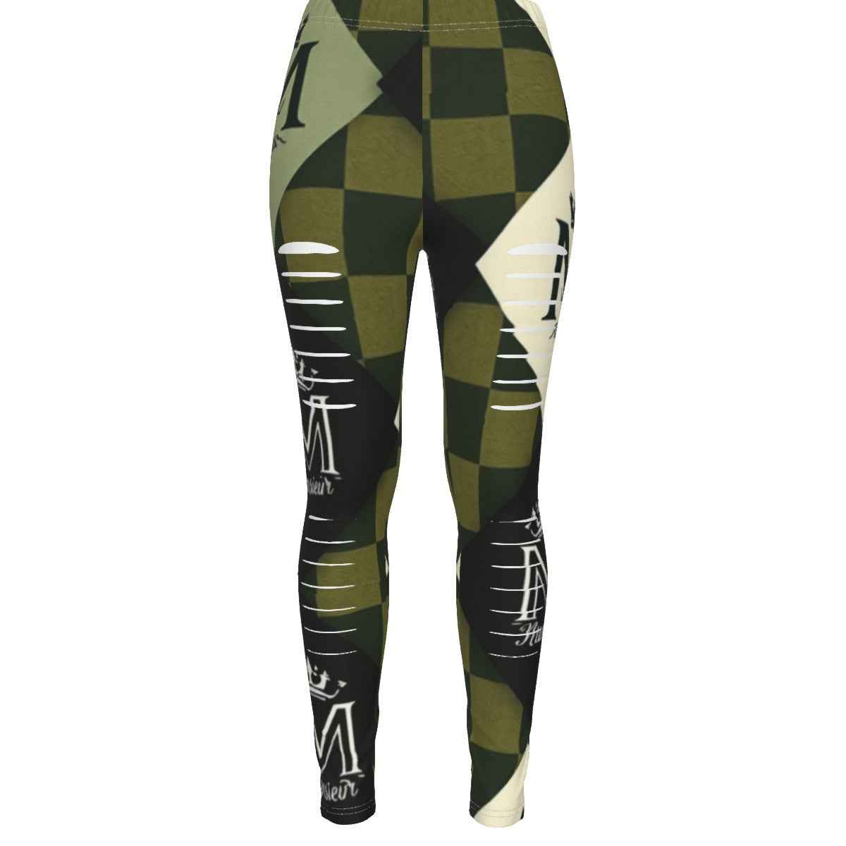 New Arrivals MUNSIEUR All-Over Print Women's Ripped Leggings