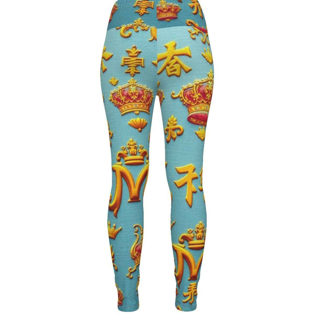 MUNSIEUR All-Over Print Women's Ripped Leggings