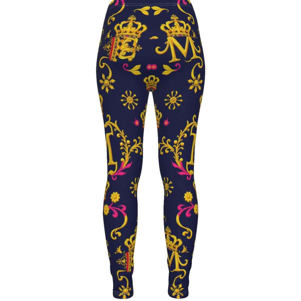 MUNSIEUR All-Over Print Women's Ripped Leggings