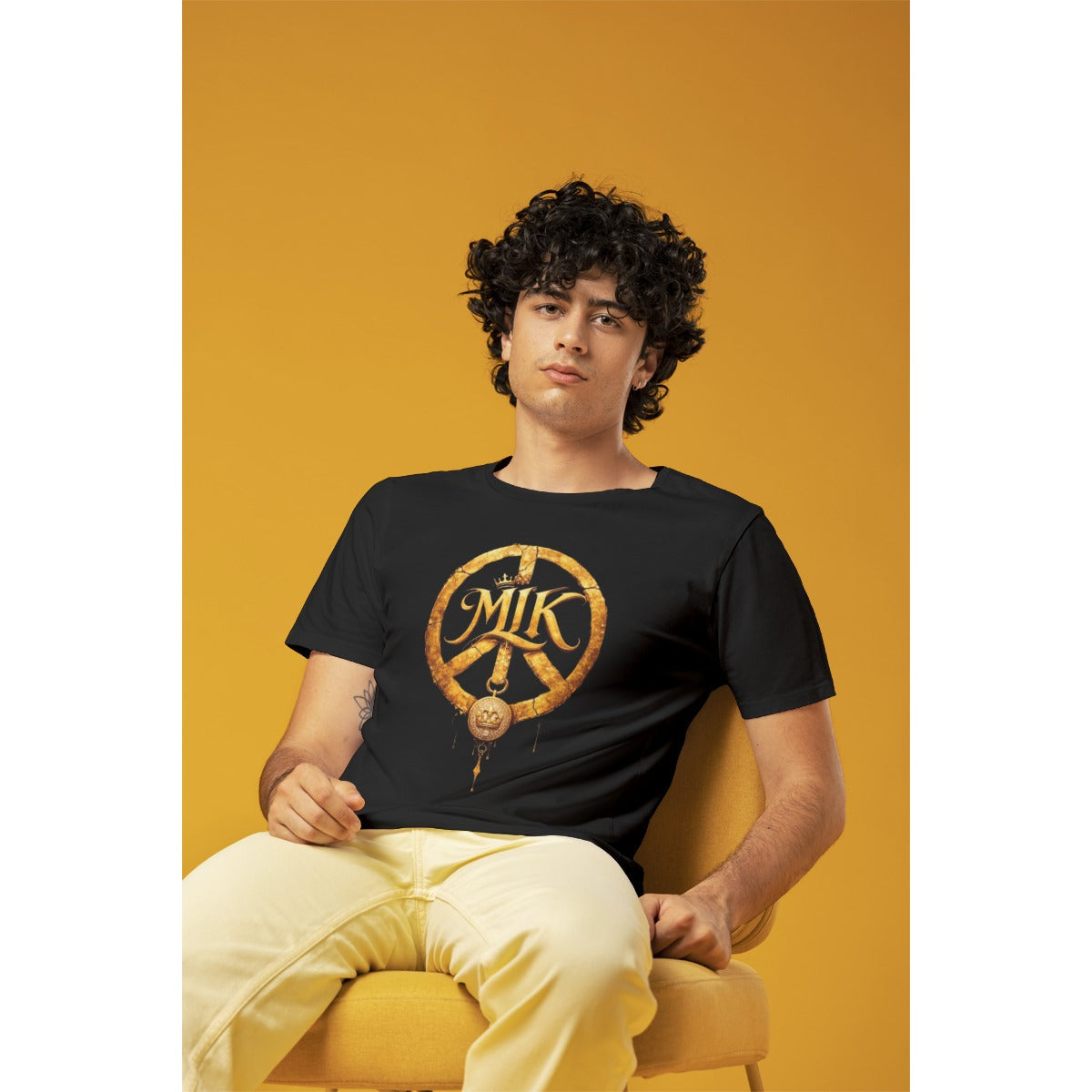 MUNSIEUR Men's Tee MLK Collection "Peace" New Arrivals
