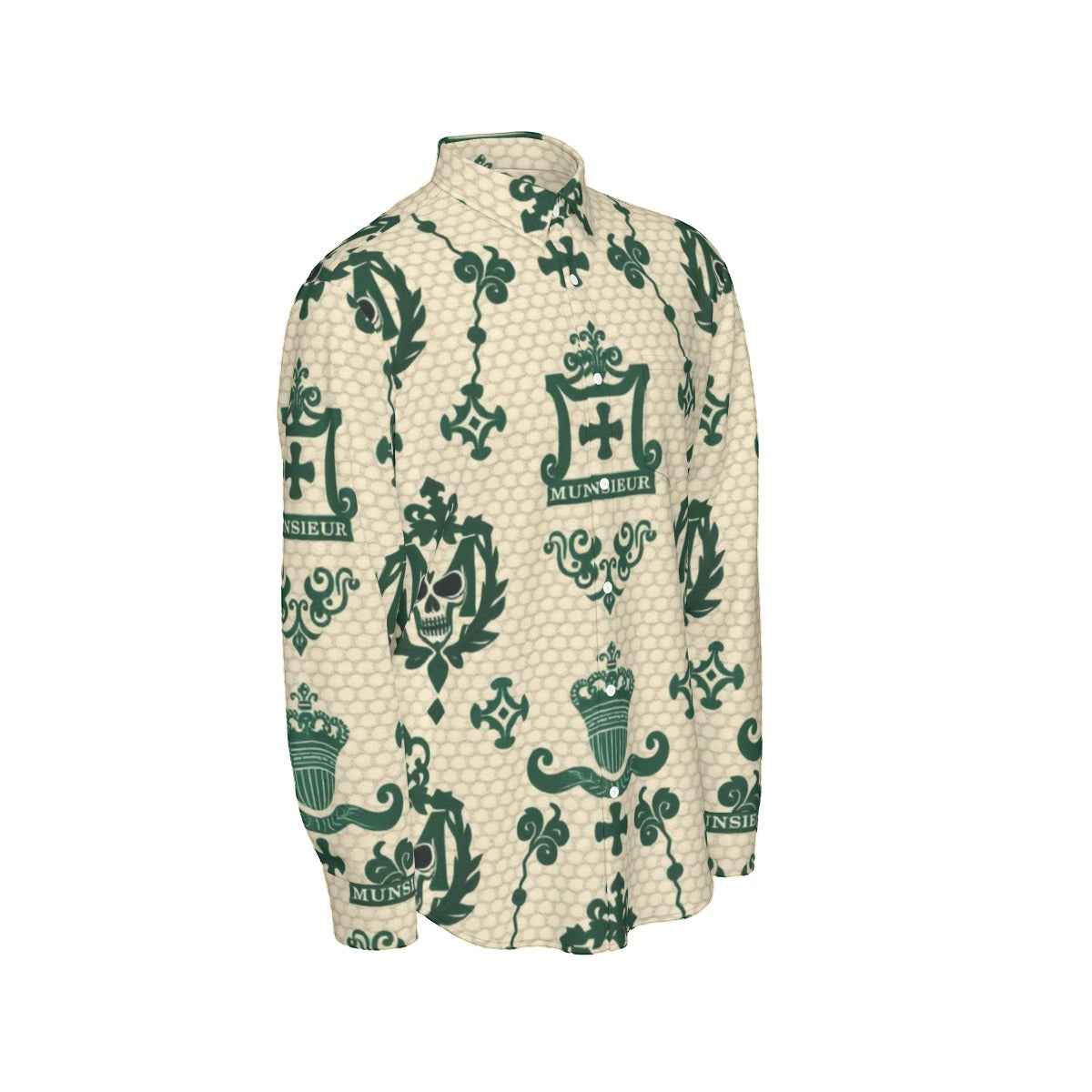 MUNSIEUR All-Over Print Men's Long Sleeve Tee