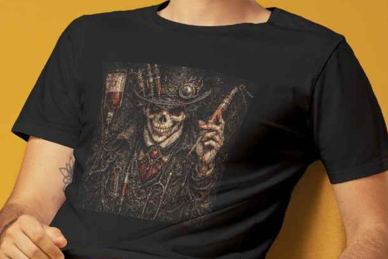 MUNSIEUR Men's Tee Bleeding Collection "Dr. Blood" Valentine's Day Gift New Arrivals
