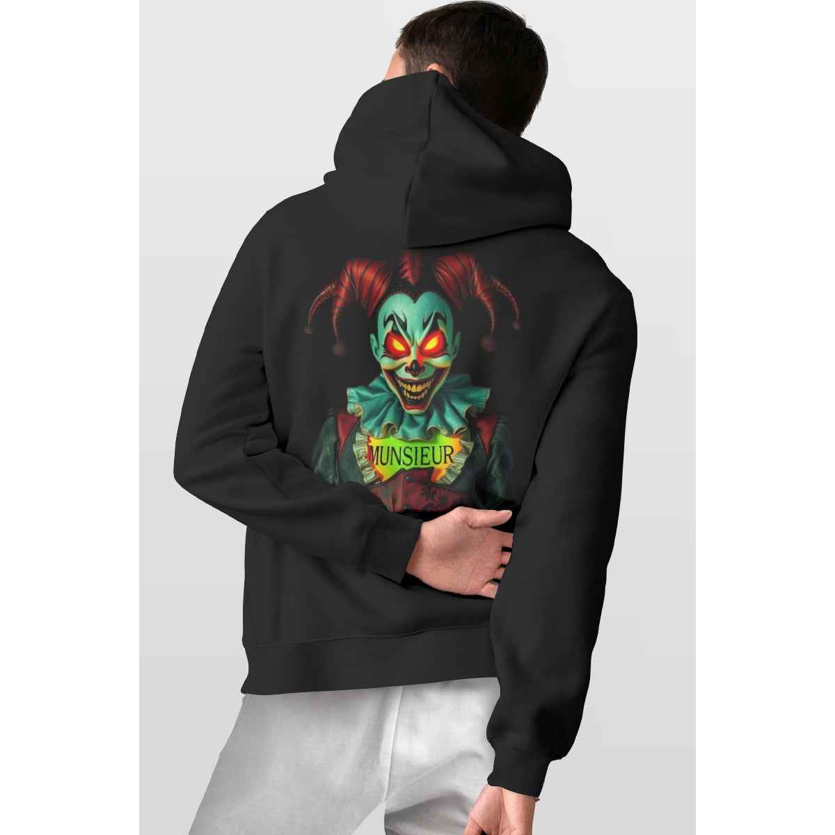 Men's Thicken Pullover Hoodie - Graphic Print | MUNSIEUR