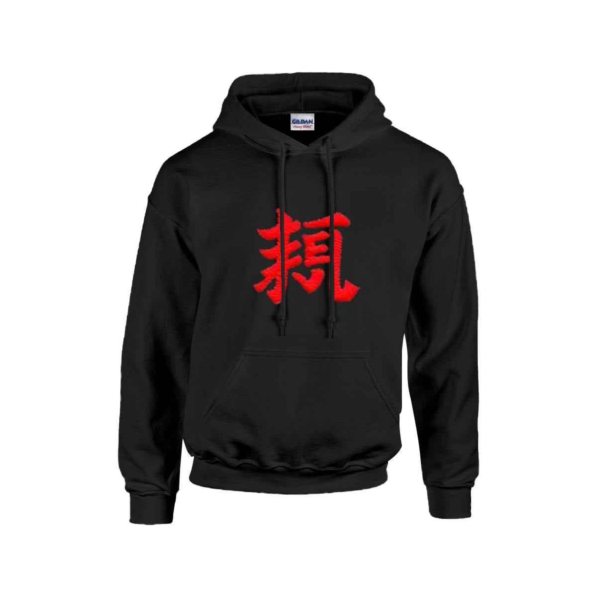 MUNSIEUR Men's Hoodie "The M" Printed in USA |Gildan 18500 Double DTF