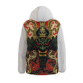 MUNSIEUR All-Over Print Coat Down