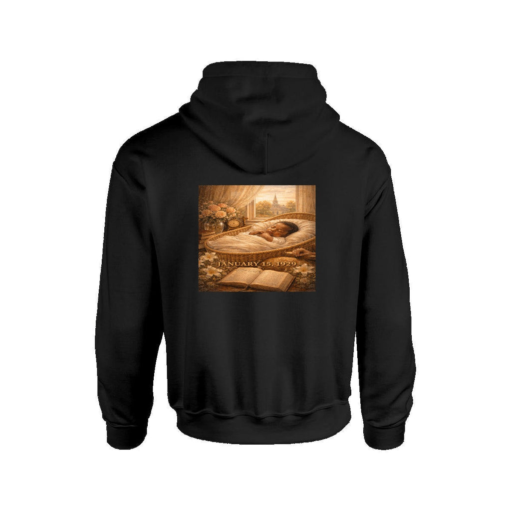 Men's MLK Hoodie "The Birth" - USA Printed Double Sided