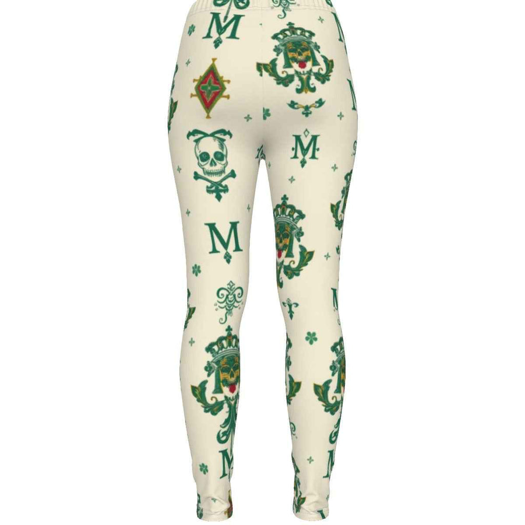 MUNSIEUR All-Over Print Women's Ripped Leggings