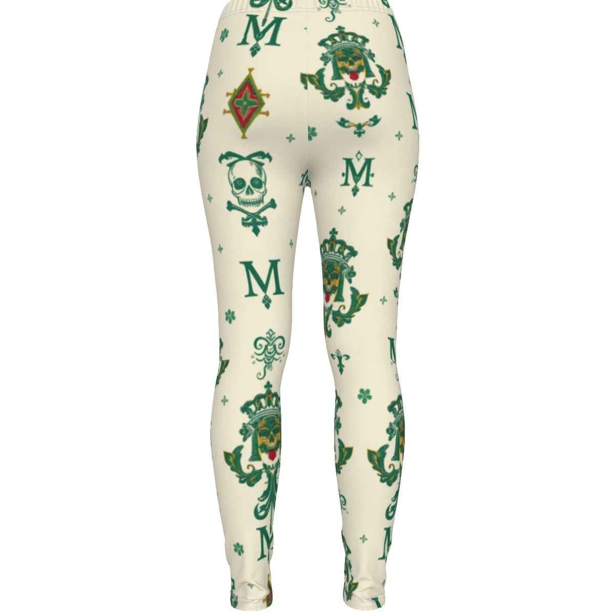 MUNSIEUR All-Over Print Women's Ripped Leggings