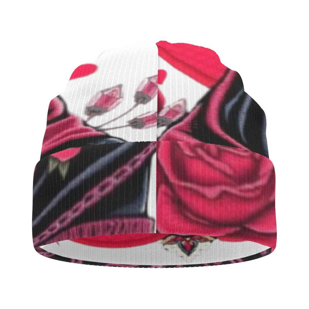 MUNSIEUR All-Over Print Knitted Hat
