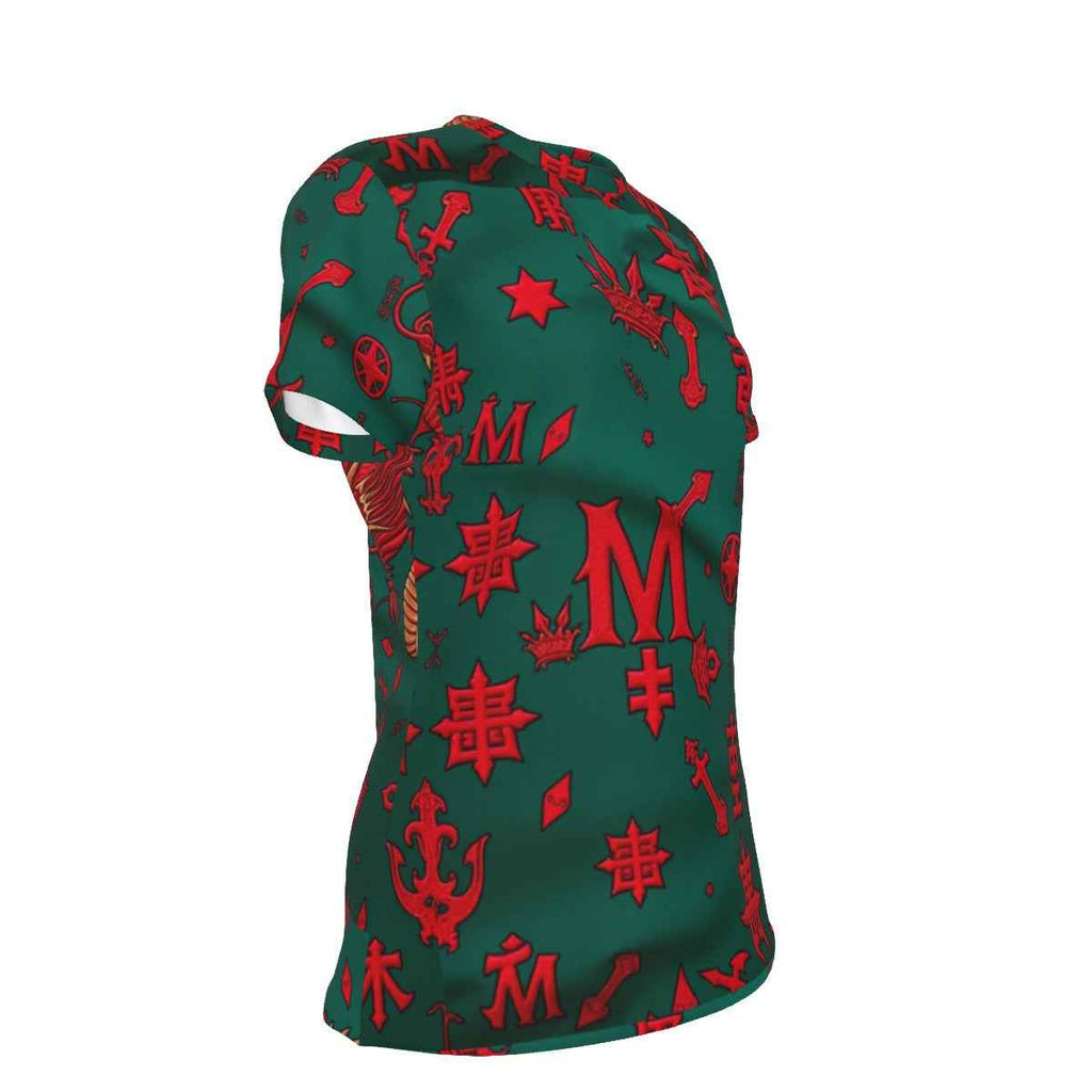 MUNSIEUR All-Over Print Women's Round Neck T-Shirt