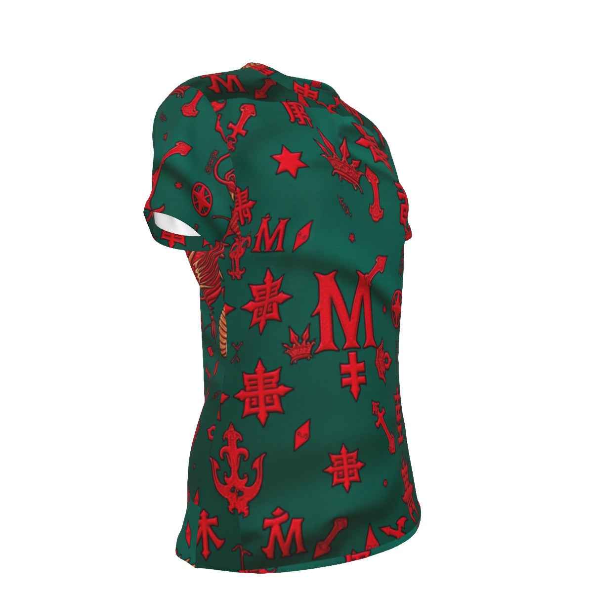 MUNSIEUR All-Over Print Women's Round Neck T-Shirt