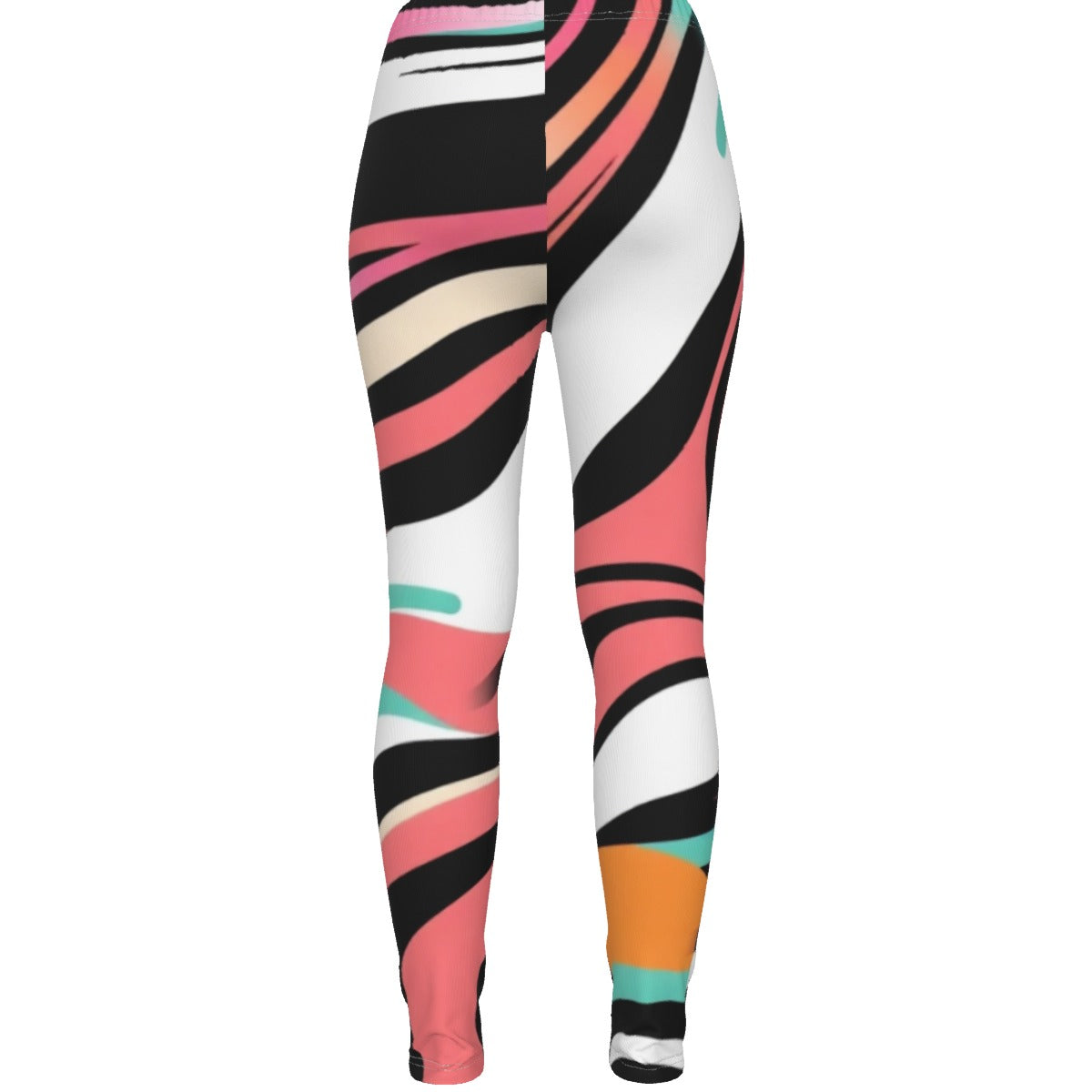 MUNSIEUR All-Over Print Women's Ripped Leggings