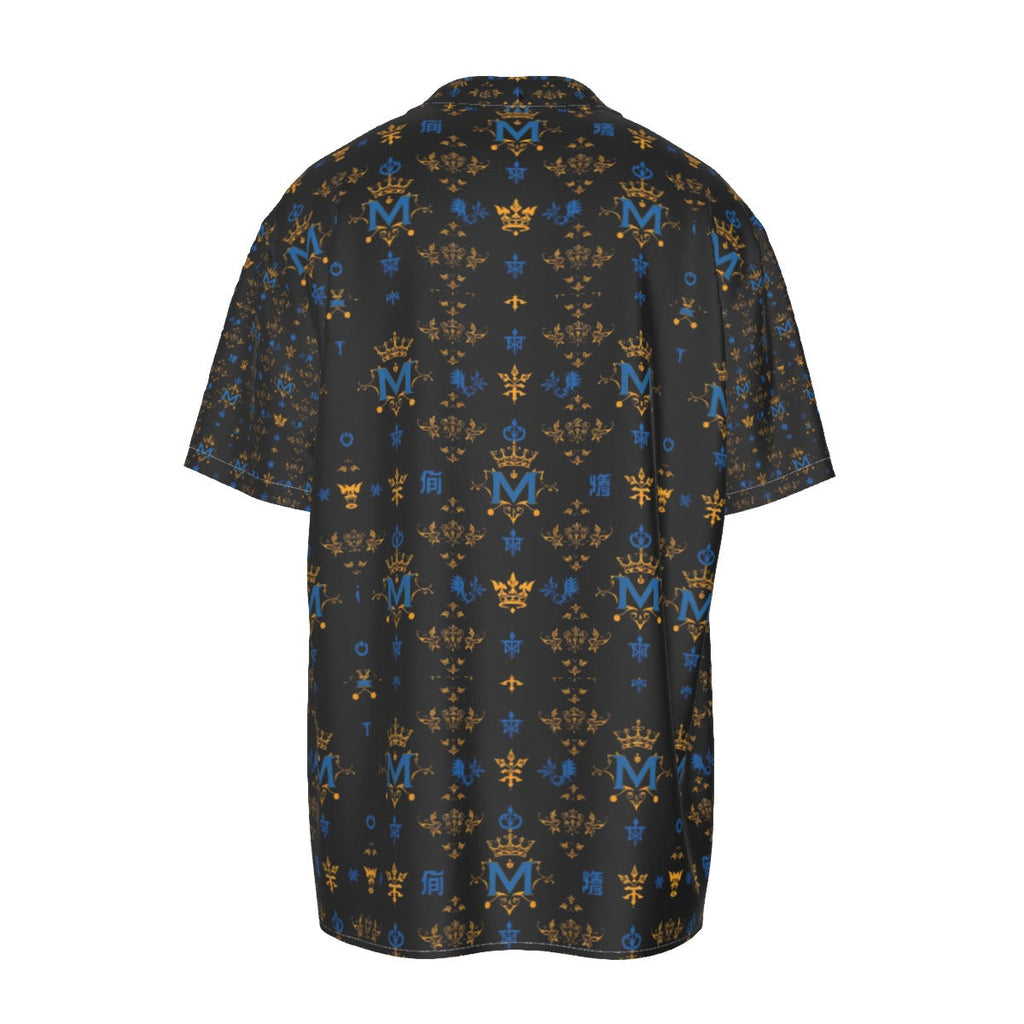 Munsieur All-Over Print Men's Button up Tee