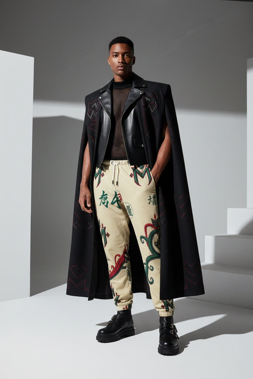 Men's Lounge Joggers - All-Over Print for Relaxation