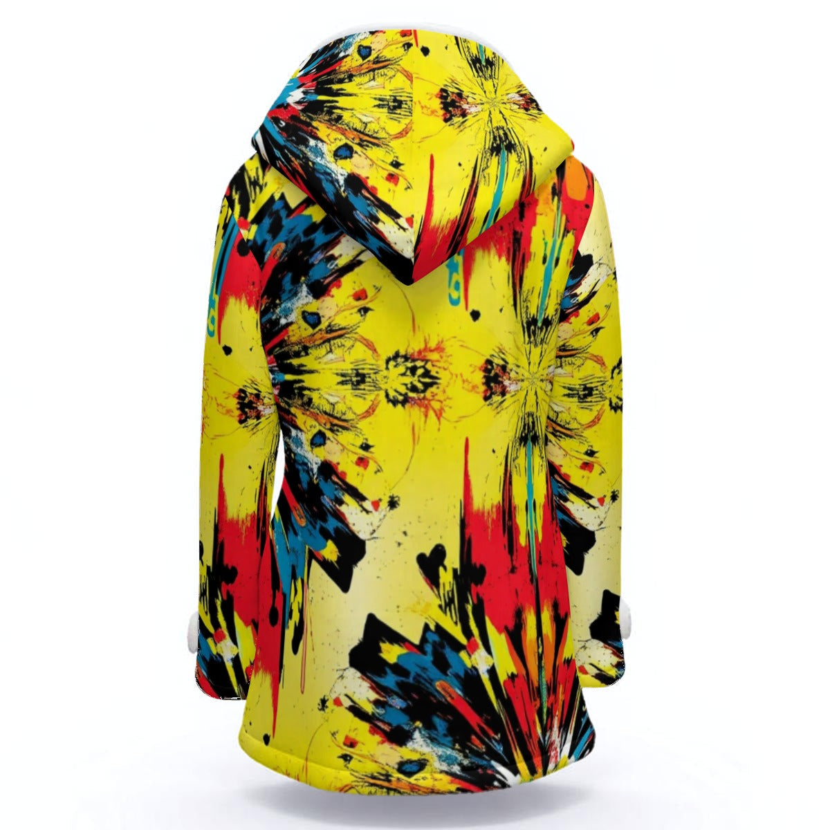 MUNSIEUR All-Over Print Women's Jacket With Fleece