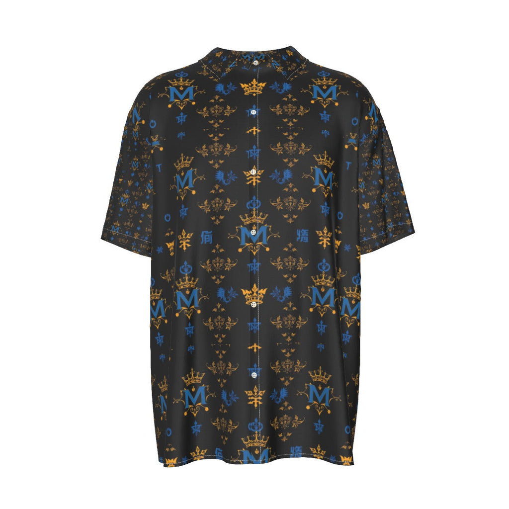 Munsieur All-Over Print Men's Button up Tee