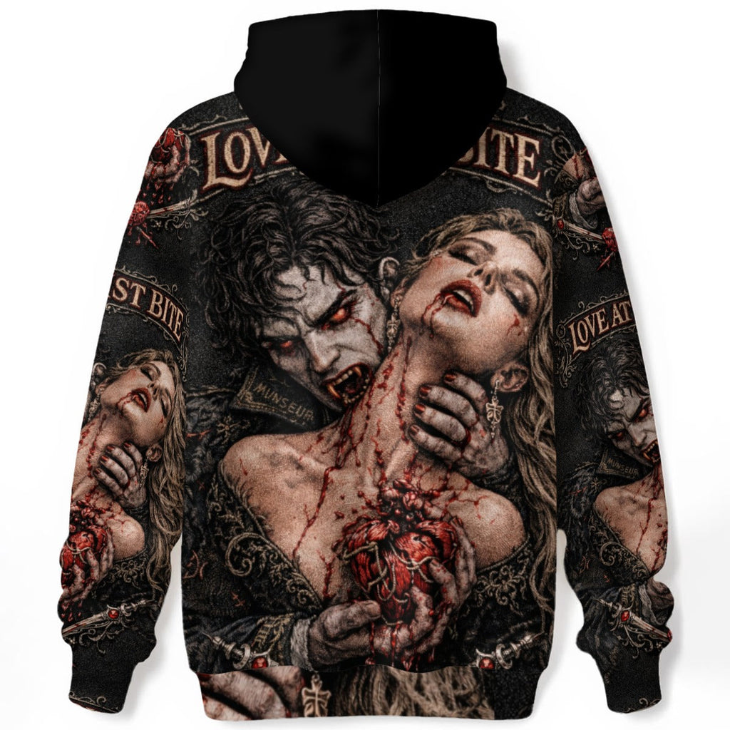 Men's Valentine's Day Hoodie - Bleeding Collection All-Over Print
