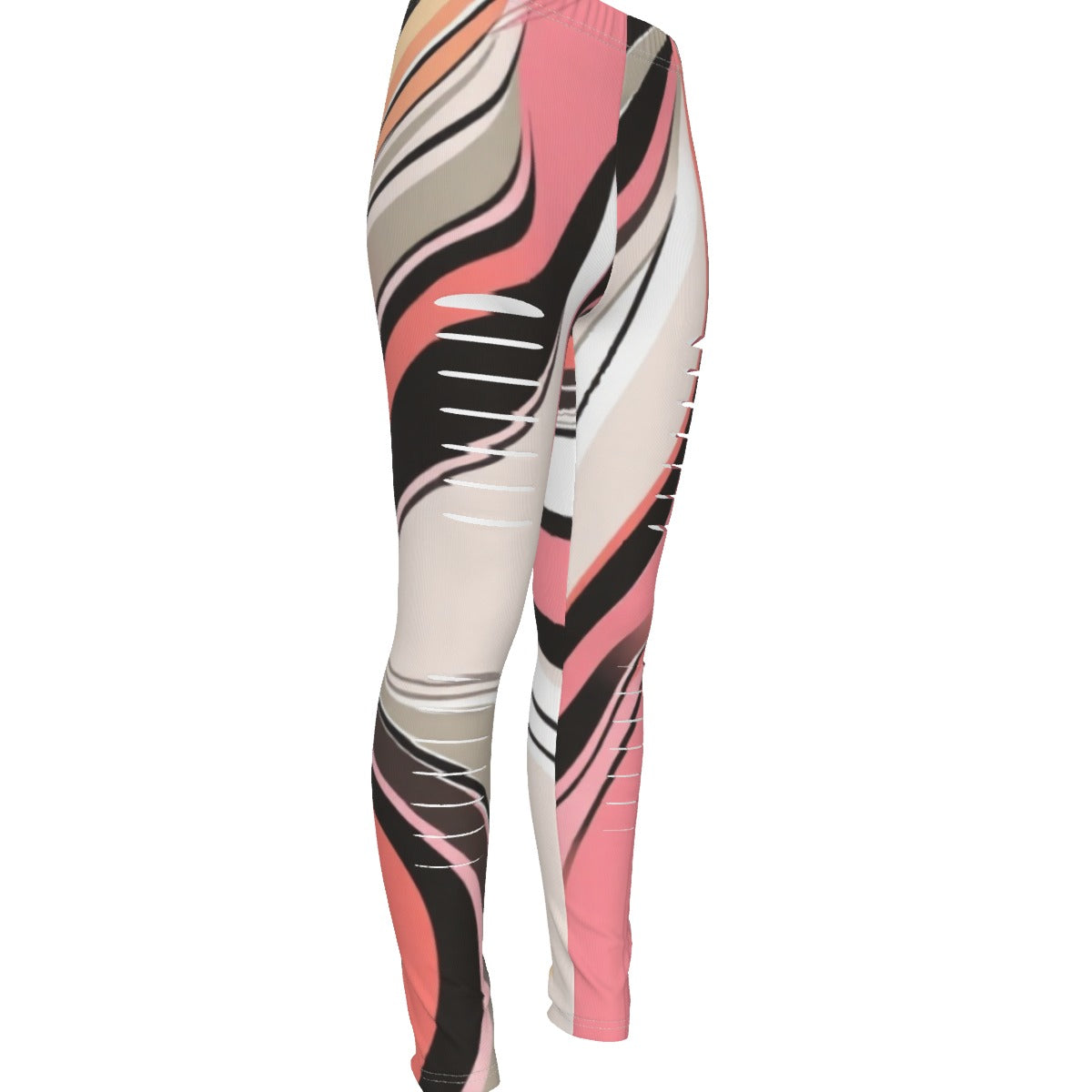 MUNSIEUR All-Over Print Women's Ripped Leggings