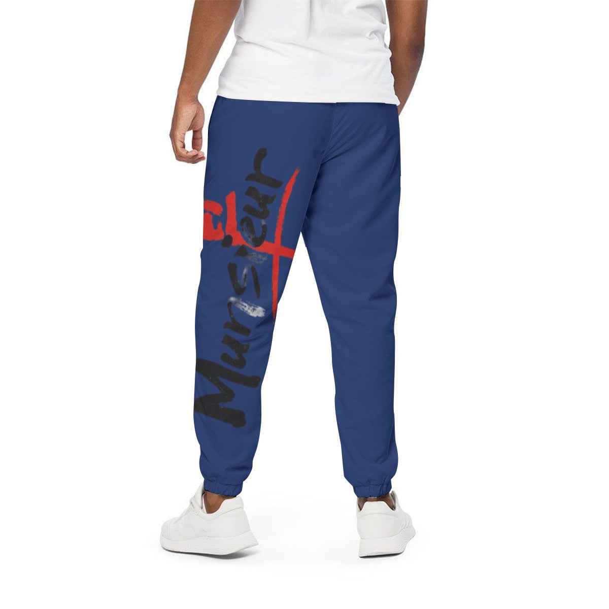 Men's Blue Joggers - Signature for Casual Wear