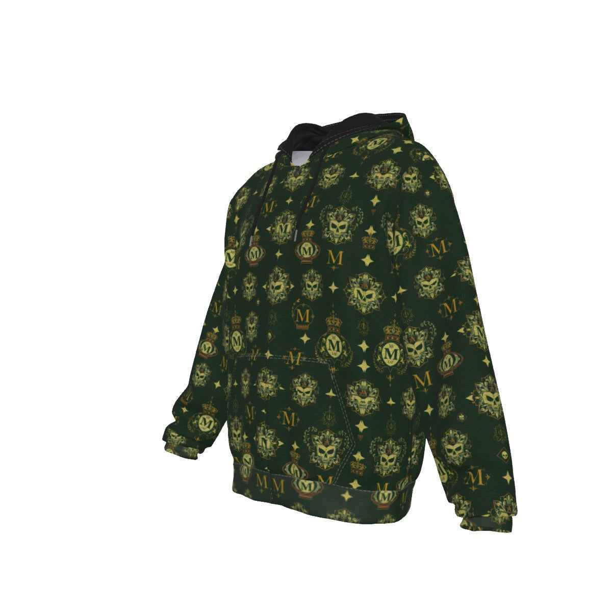 Men's Zip Up Hoodie - All-Over Print with Pocket