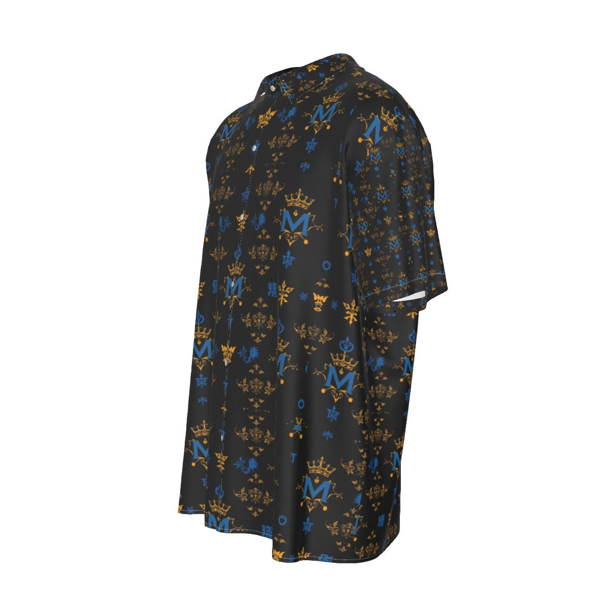 Munsieur All-Over Print Men's Button up Tee