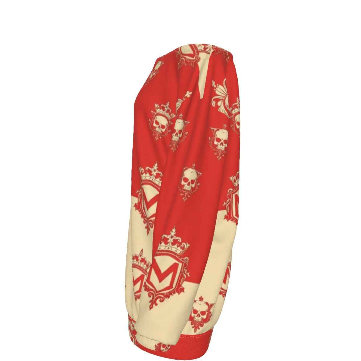 MUNSIEUR All-Over Print Women's Off-Shoulder Sweatshirt