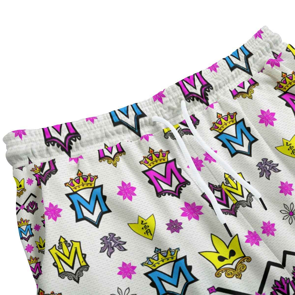 Women's Leggings MUNSIEUR All-Over Print Knitted Fleece "Bubble Gums"