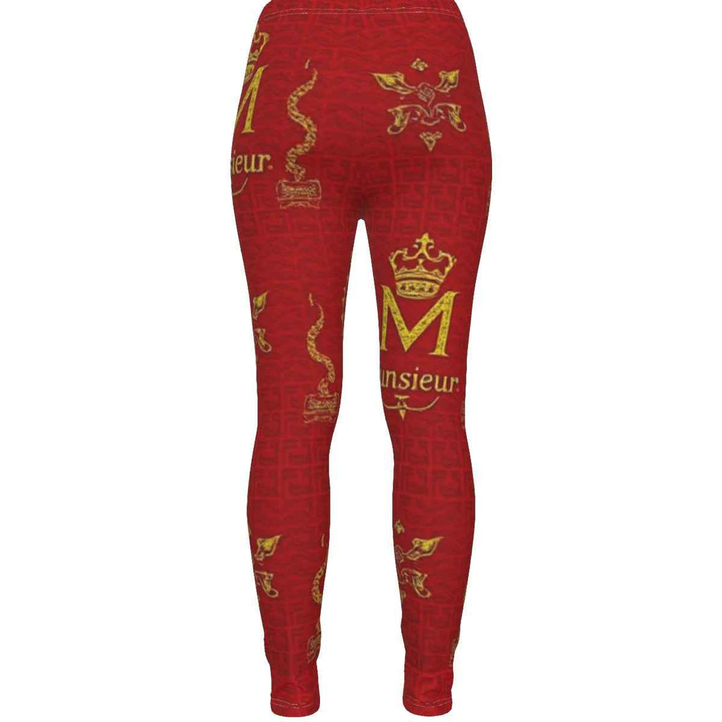MUNSIEUR All-Over Print Women's Ripped Leggings