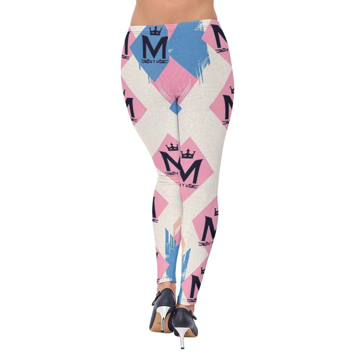 MUNSIEUR All-Over Print Women's High-Stretch Leggings