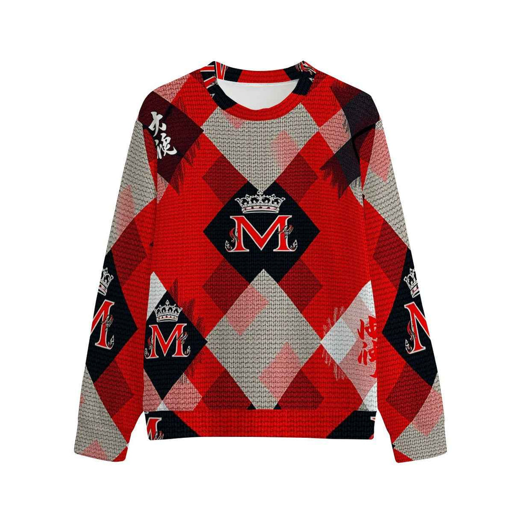 Men's Heavy Cotton Hoodie - All-Over Print Pullover for Men