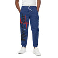 Men's Blue Joggers - Signature for Casual Wear