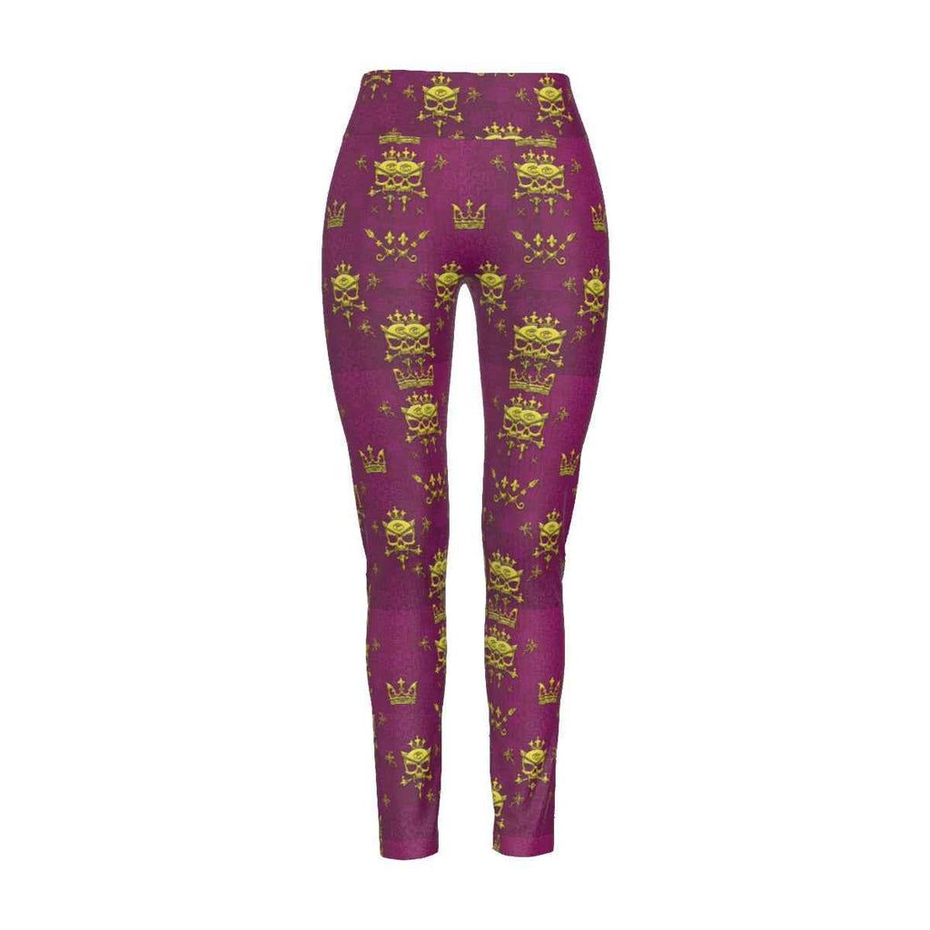 MUNSIEUR All-Over Print Women's High Waist Leggings | Side Stitch Closure