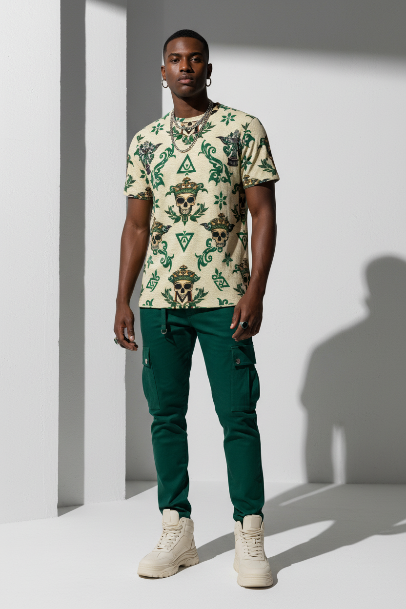 MUNSIEUR All-Over Print Men's Tee
