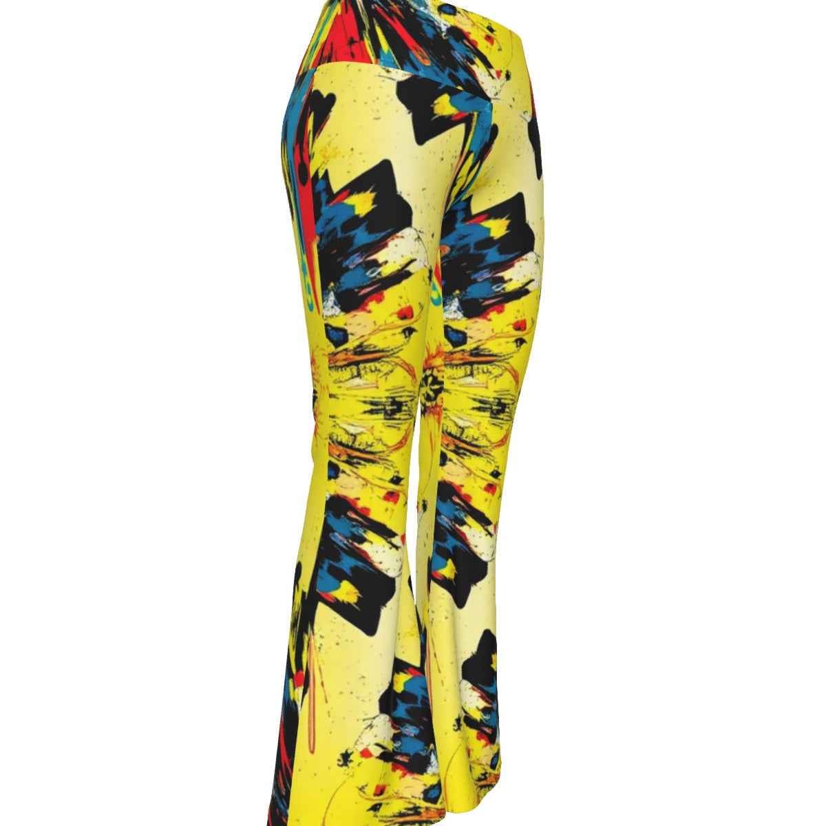 MUNSIEUR All-over print Women's Flare Jeans