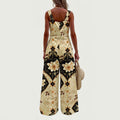 MUNSIEUR All-Over Print Women's Wide-Leg Jumpsuit