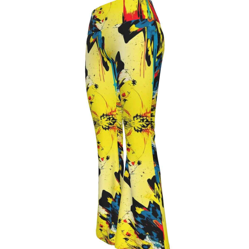 MUNSIEUR All-over print Women's Flare Jeans