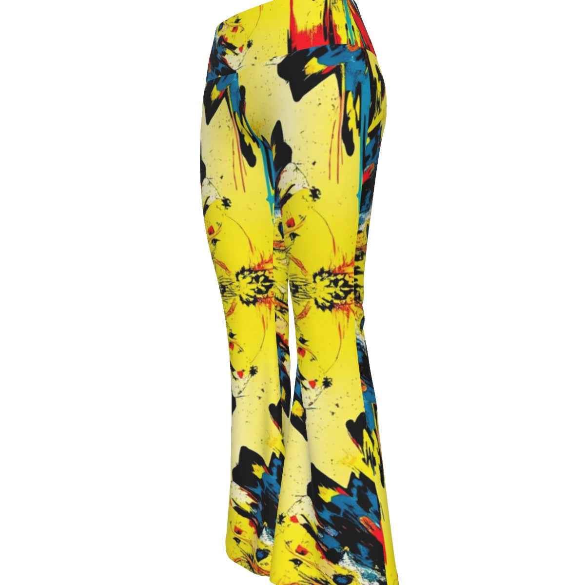 MUNSIEUR All-over print Women's Flare Jeans
