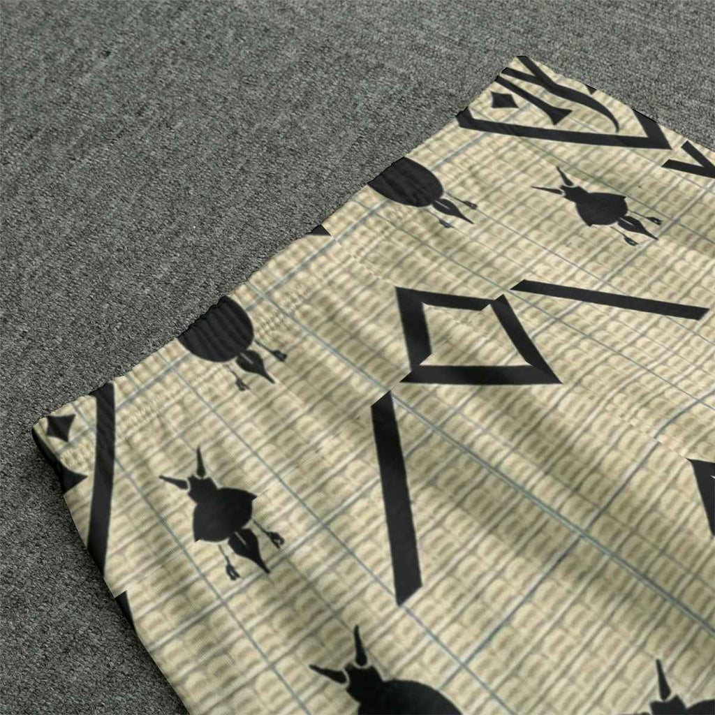 MUNSIEUR All-Over Print Pajamas Set