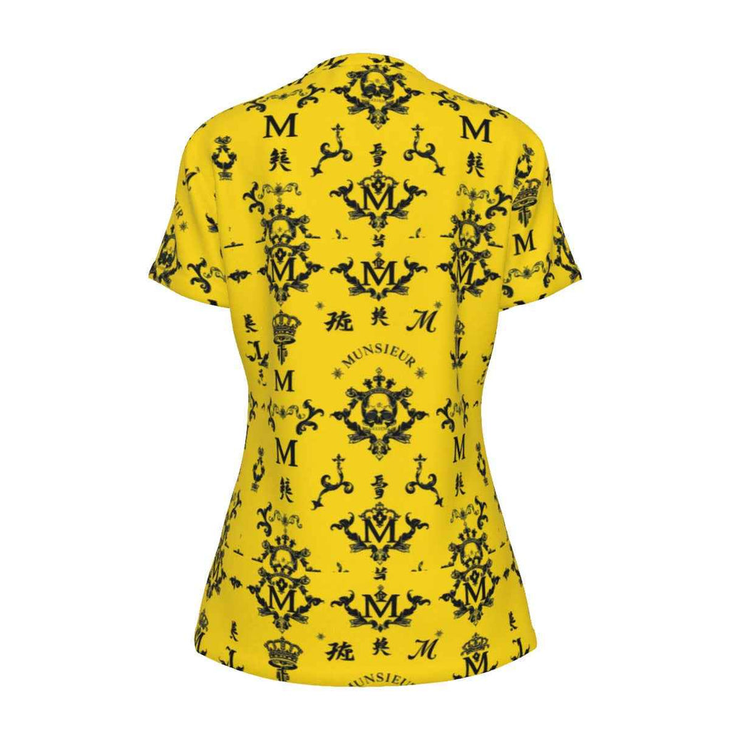 MUNSIEUR All-Over Print Women's T-Shirt Lightweight