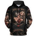 Men's Valentine's Day Hoodie - Bleeding Collection All-Over Print