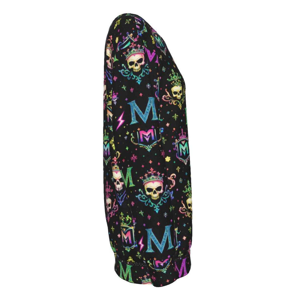 MUNSIEUR All-Over Print Women's Off-Shoulder Sweatshirt