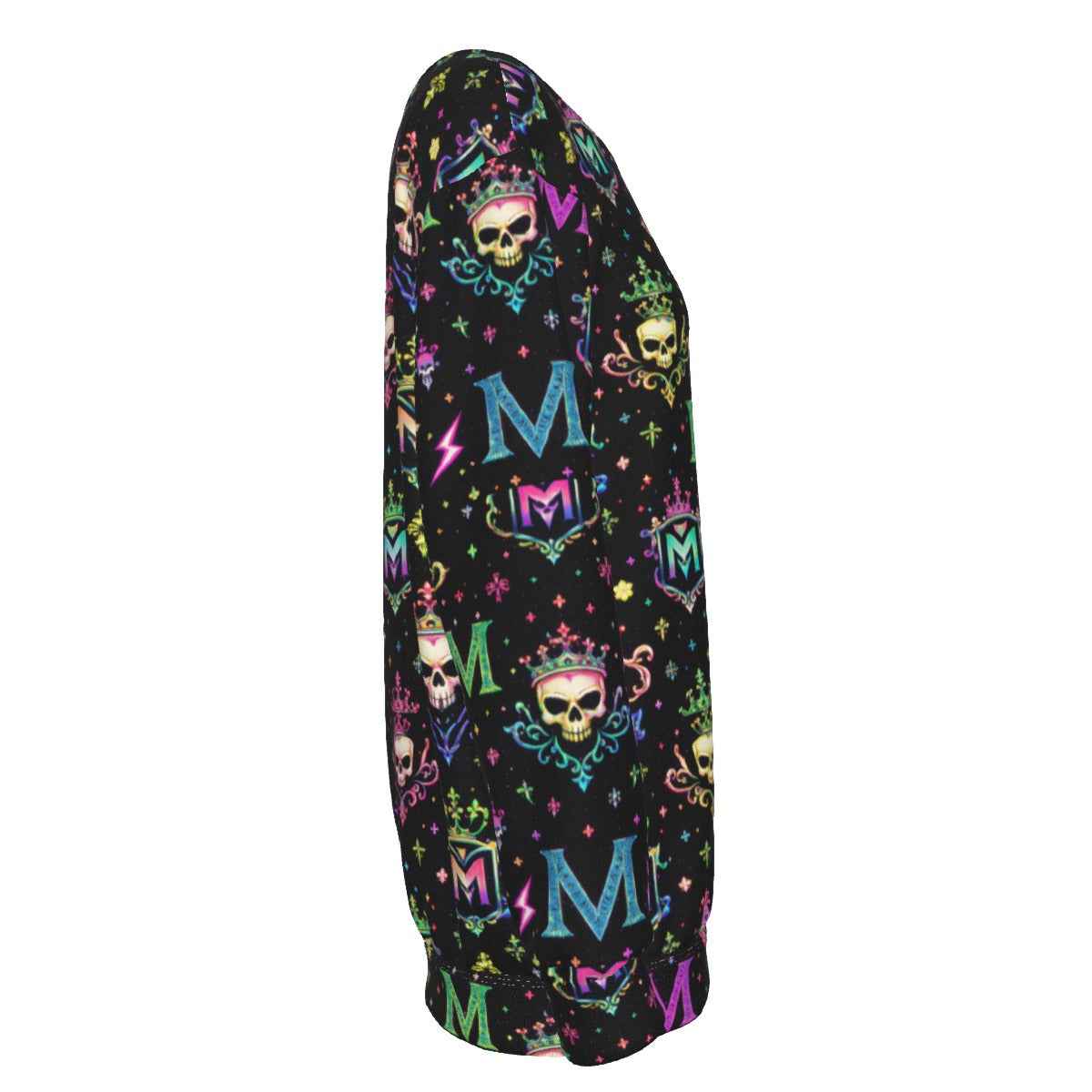MUNSIEUR All-Over Print Women's Off-Shoulder Sweatshirt