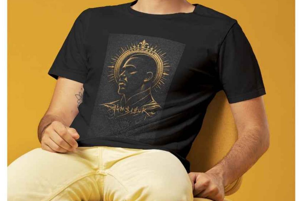 MUNSIEUR Men's Tee MLK Collection "Black Out" (Limited Edition)