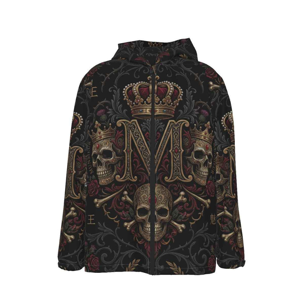 All-Over Print Men's Windbreaker Zipper MUNSIEUR Coat