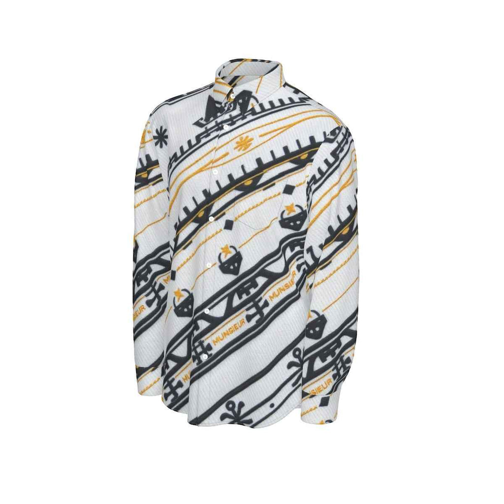 MUNSIEUR All-Over Print Men's Long Sleeve Tee