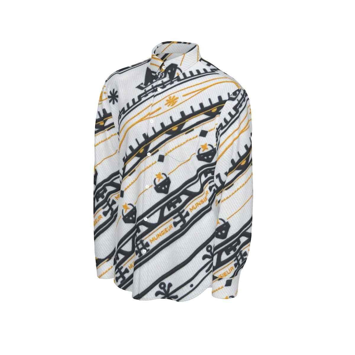 MUNSIEUR All-Over Print Men's Long Sleeve Tee