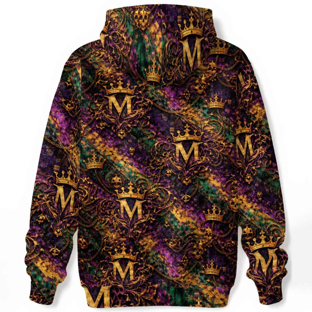Men's Mardi Gras Hoodie - All-Over Print Pullover | MUNSIEUR